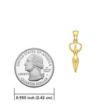 Embrace the Divine Feminine: Nile River Goddess Solid Gold Pendant - GPD982 | Awaken the Power of the Sacred Feminine