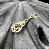Pentagram Pentacle 14K Yellow Gold Pendant GTP1359