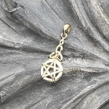Pentagram Pentacle 14K Yellow Gold Pendant GTP1359