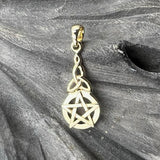 Pentagram Pentacle 14K Yellow Gold Pendant GTP1359
