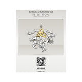 Cimaruta Sterling Silver with 14K Gold Accent Pendant MPD6448