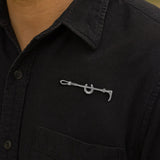 Western Heritage Horseshoe and Crop Sterling Silver Brooch TBC078