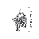 Kitty Sterling Silver Charm TCM086