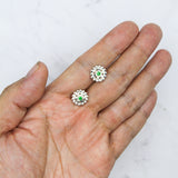 Anahata Heart Chakra Sterling Silver Post Earrings TER2048