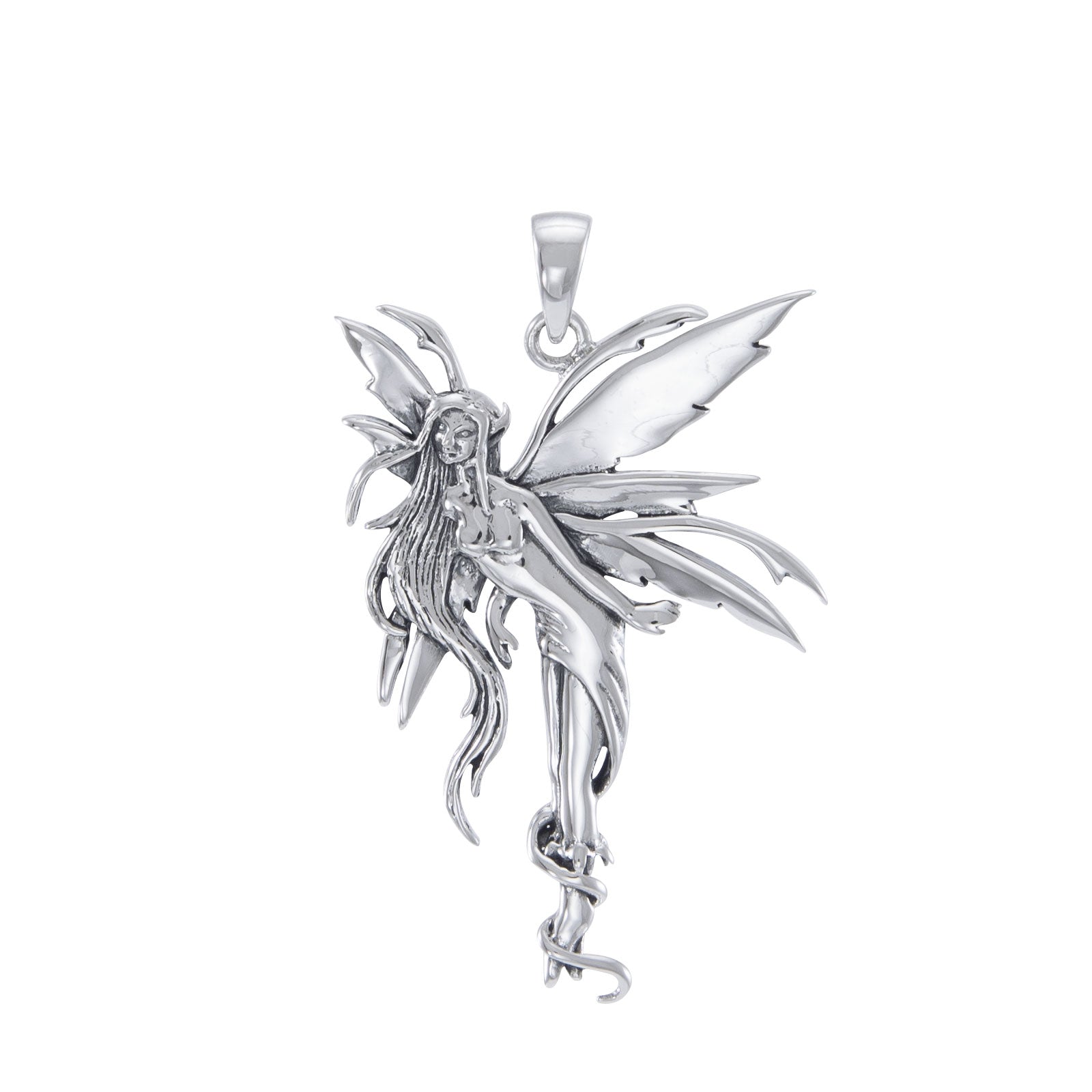 Amy Brown Firefly Fairy Sterling Silver Pendant  TP2825