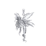 Amy Brown Firefly Fairy Sterling Silver Pendant  TP2825