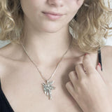 Firefly Fairy Silver Pendant with Chain and Earrings By Amy Brown SET058