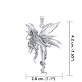 Amy Brown Firefly Fairy Sterling Silver Pendant  TP2825
