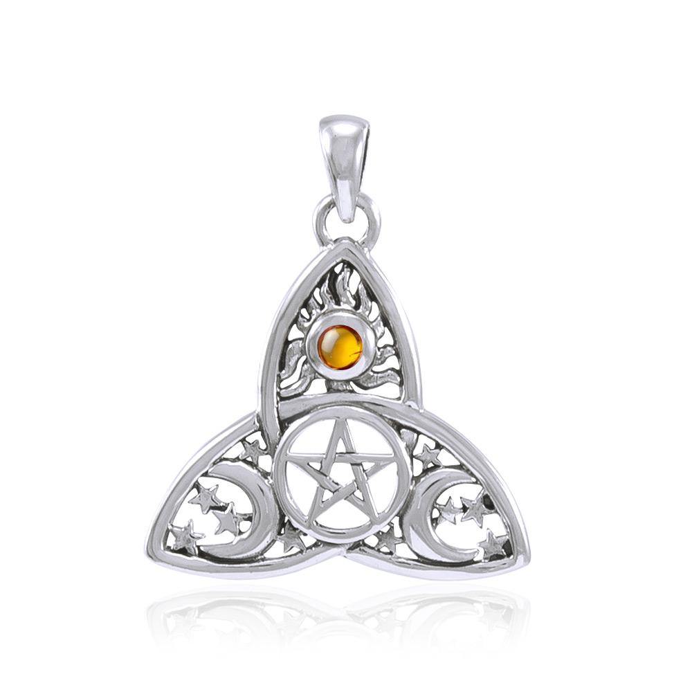 Magick Moon Silver Pendant TP3268 - Jewelry