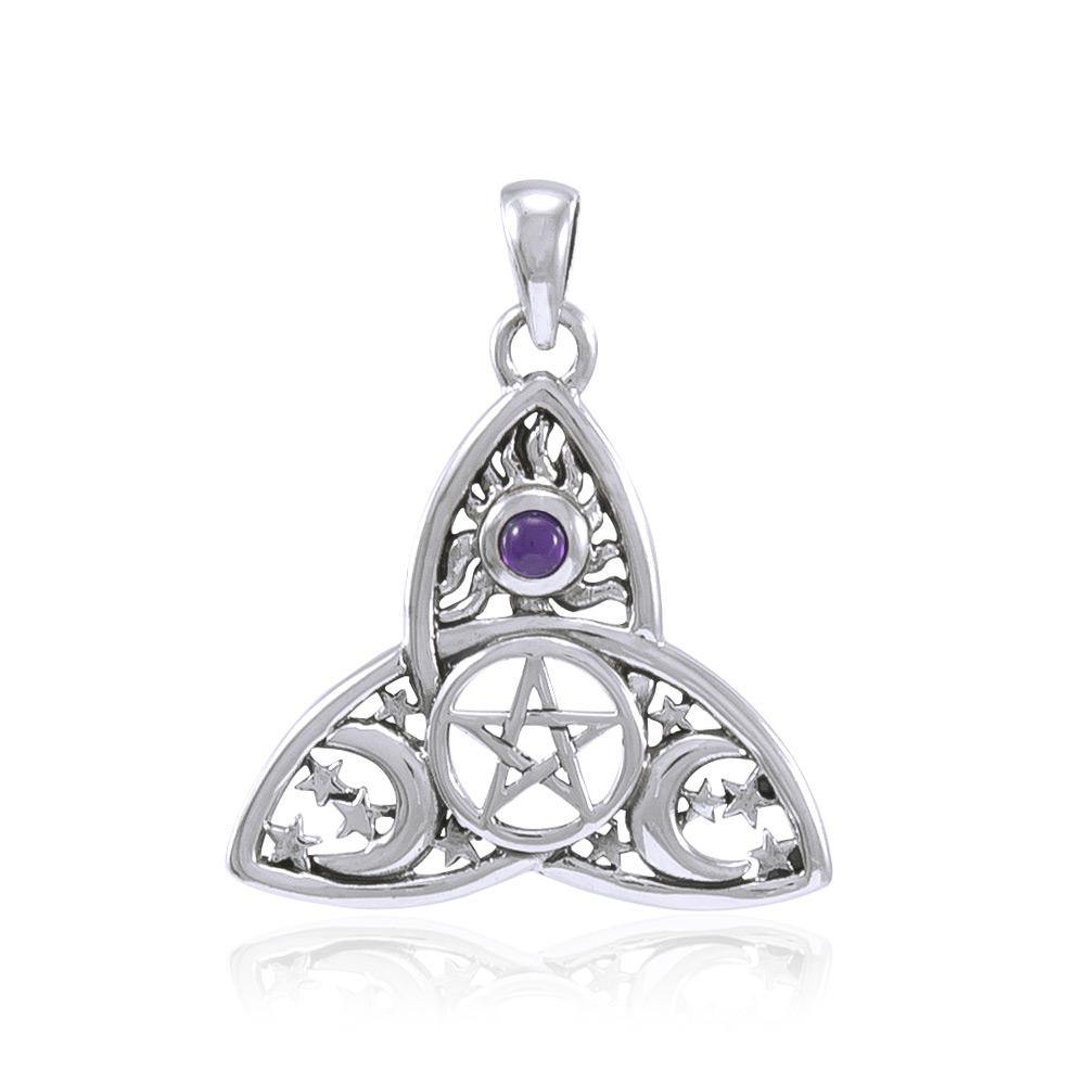 Magick Moon Silver Pendant TP3268 - Jewelry