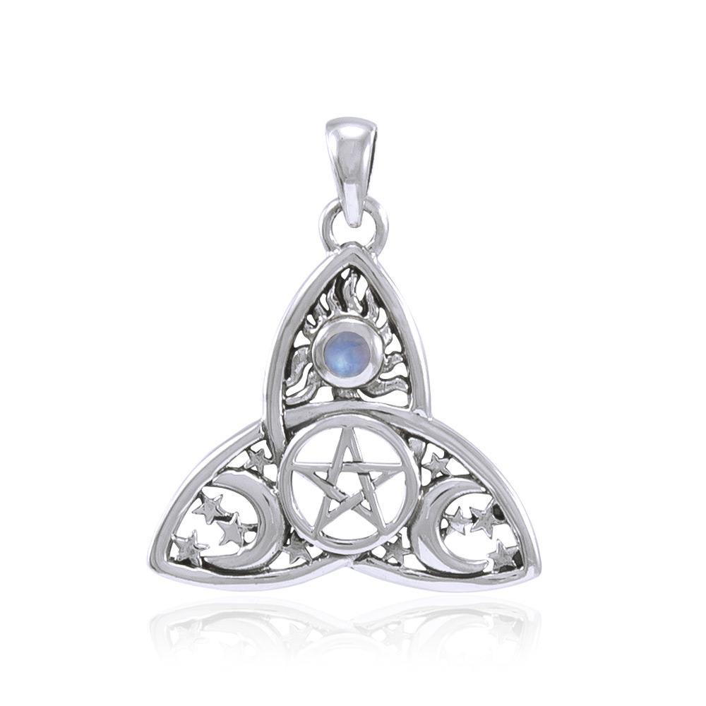 Magick Moon Silver Pendant TP3268 - Jewelry