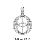 Beyond the sacred and real ~ Chalice Well Sterling Silver Pendant TP3272