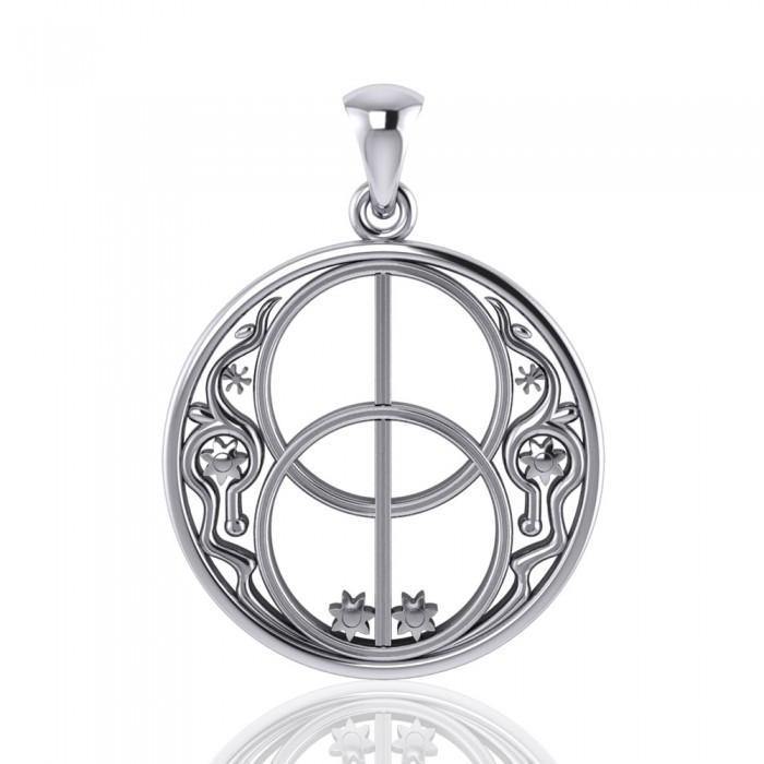 Silver Chalice Well Pendant TP3278
