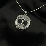 I am in awe of the Tree of Life ~ Sterling Silver Pendant by Courtney Davis TP3472