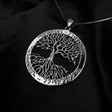 Continuously Inspiring - The Ethereal Symbol of the Theban Tree of Life Sterling Silver Pendant by Mickie Mueller TPD1043