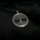 Continuously Inspiring - The Ethereal Symbol of the Theban Tree of Life Sterling Silver Pendant by Mickie Mueller TPD1043