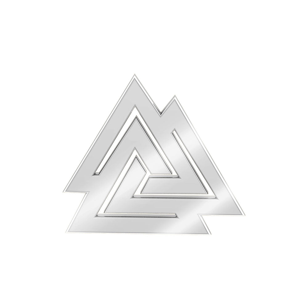 The Viking Valknut Sterling Silver Pendant by Oberon Zell TPD1071
