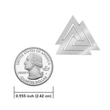 The Viking Valknut Sterling Silver Pendant by Oberon Zell TPD1071