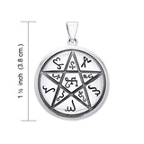 The Pentacle of Earth Sterling Silver Pendant by Oberon Zell TPD1126