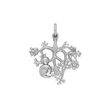 Cimaruta Witch Sterling Silver Pendant TPD6447