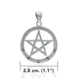 Salem The Pentacle Sterling Silver Pendant TPD4239