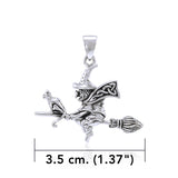 Salem Witch Silver Pendant TPD4248