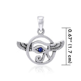 Look into the Eye of Horus ~ Sterling Silver Pendant TPD4252