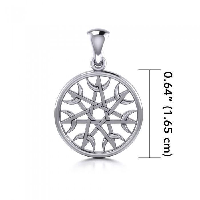 The magickal seven ~  Elven Star Sterling Silver Pendant TPD4279