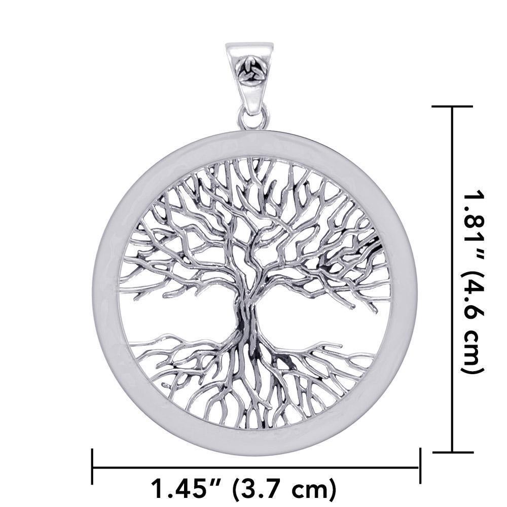 Mickie Mueller Wiccan Tree of Life Sterling Silver Pendant TPD4304