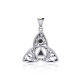 Celtic Trinity Recovery Pendant with Gemstone TPD5842 - Jewelry