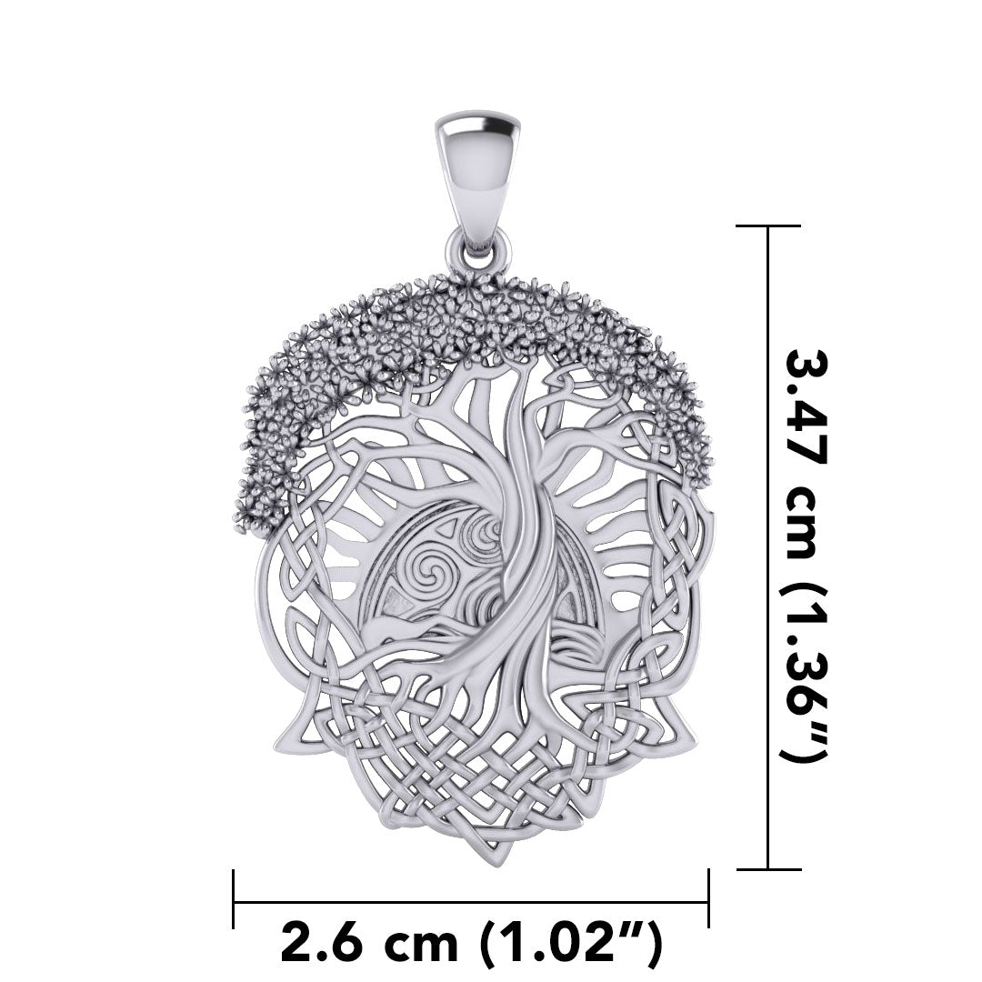 Admiration towards the Tree of Life creation ~ Sterling Silver Pendant by Courtney Davis TPD974