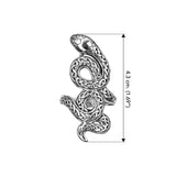 Celtic Spirit Snake Sterling Silver Ring TRI2560