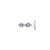 Peace Infinity Heart Sterling Silver Ring TRI2580