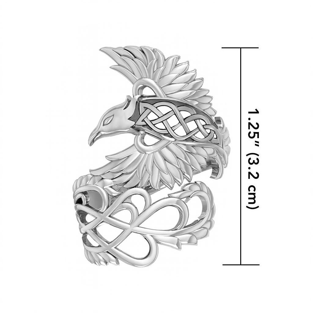 Honor The Flying Phoenix ~ Sterling Silver Jewelry Ring TRI2583