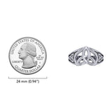 Celtic Trinity Knot Sterling Silver Ring TRI2584