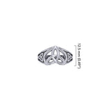 Celtic Trinity Knot Sterling Silver Ring TRI2584