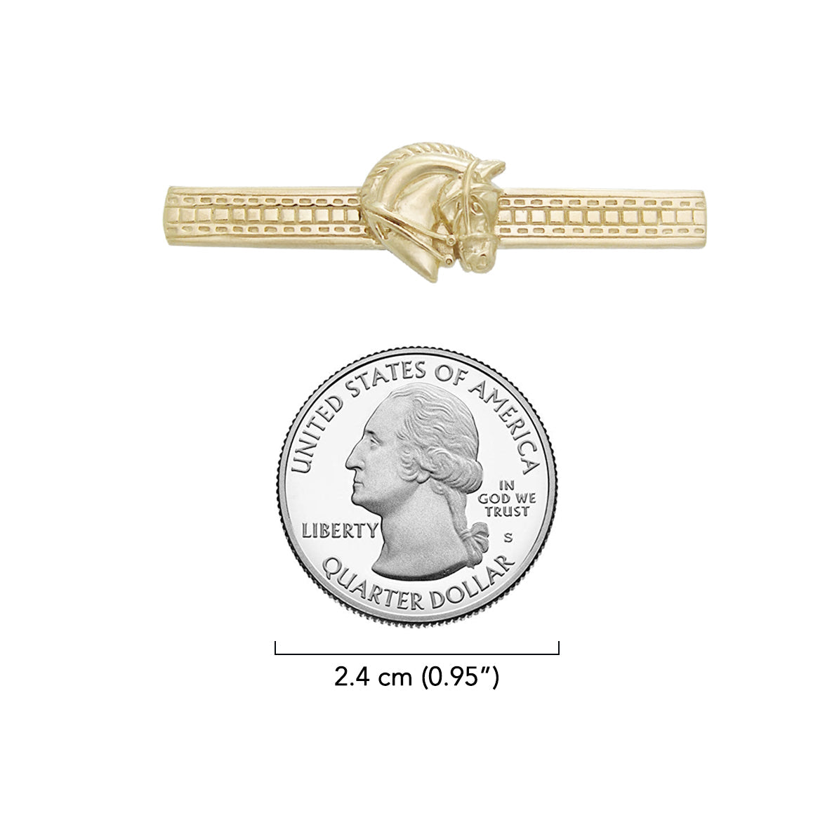 Horse Head Sterling Silver Brooch TBC073