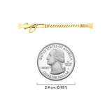 Sterling Silver Riding Crop Lapel Brooch TBC082