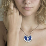 Oberon Zell Astra Star Goddess Sterling Silver Pendant with Enamel TP3198