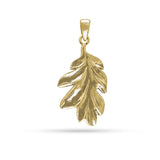 Magick & Witch Oak Leaves Gold Pendant GPD131