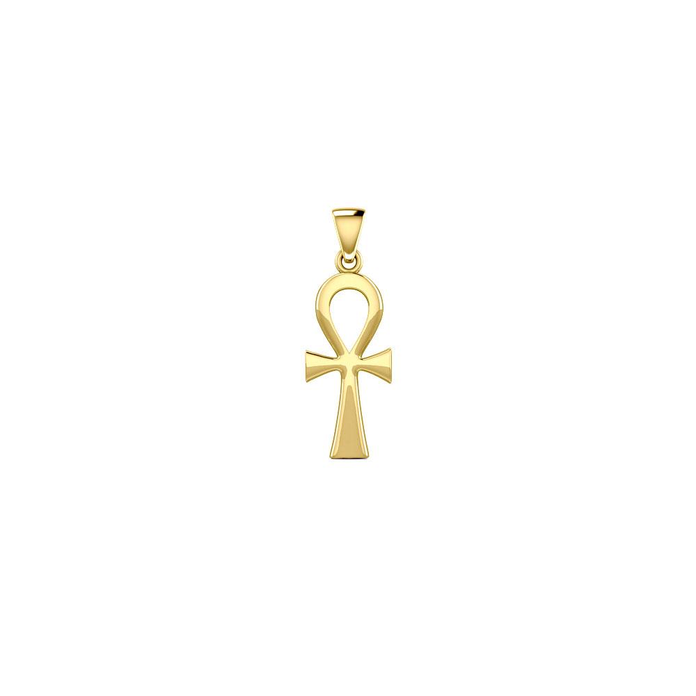 Egyptian Ankh Solid Gold Pendant GPD5504