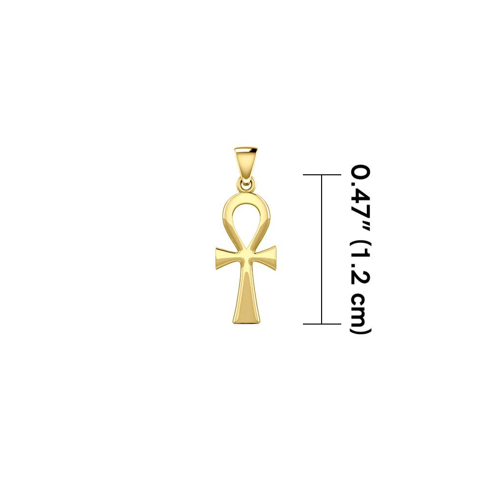 Egyptian Ankh Solid Gold Pendant GPD5504