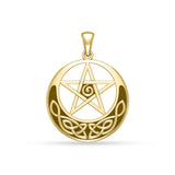 Pentacle Gold Pendant GTP1431