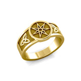 Elven  Pentacle - a Ring of Magic and Enchantment Ring GTR3711