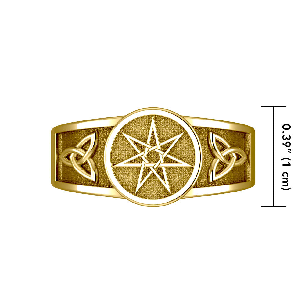 Elven  Pentacle - a Ring of Magic and Enchantment Ring GTR3711