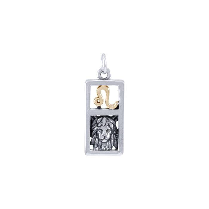 Leo Silver and Gold Charm MCM299 - Jewelry