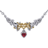 Celtic Knotwork Japanese Ayatori Love Silver Necklace MNC555