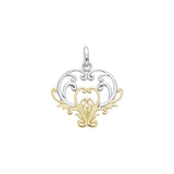 Tree of Life Silver with 18K Gold Accent Pendant MPD1096