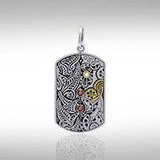 Dogtag Steampunk Sterling Silver MPD3869 - Jewelry