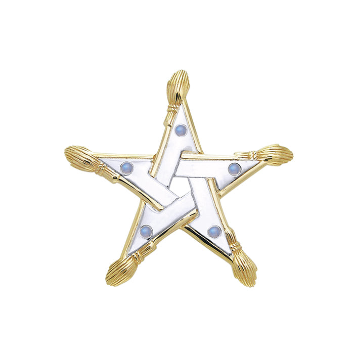 Silver Broomstick Pendant MPD875